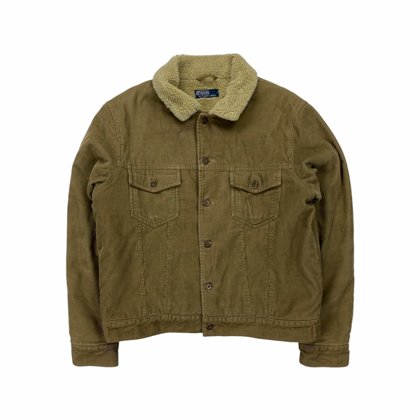 Ralph Lauren Shearling Fleece Lined Corduroy Jacket