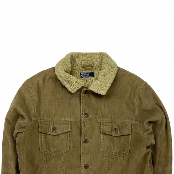 Ralph Lauren Shearling Fleece Lined Corduroy Jacket