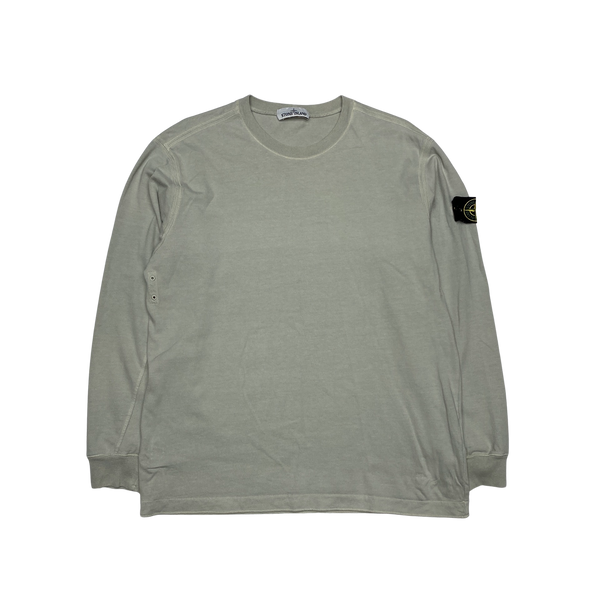Stone Island 2019 Grey Cotton Crewneck Sweatshirt