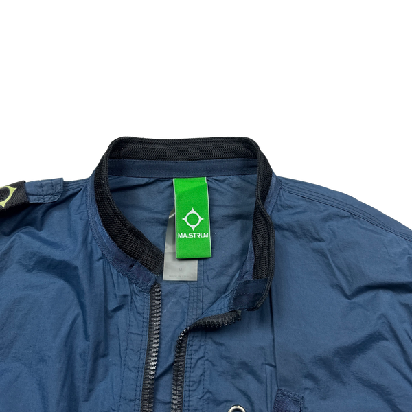 Ma Strum Lightweight Blue Bomber Jacket - Medium
