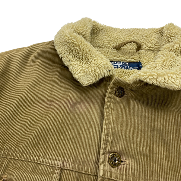 Ralph Lauren Shearling Fleece Lined Corduroy Jacket