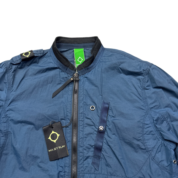 Ma Strum Lightweight Blue Bomber Jacket - Medium