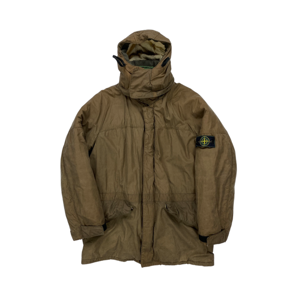 Stone Island 1997 Waxed Cotton Dutch Rope Parka Jacket