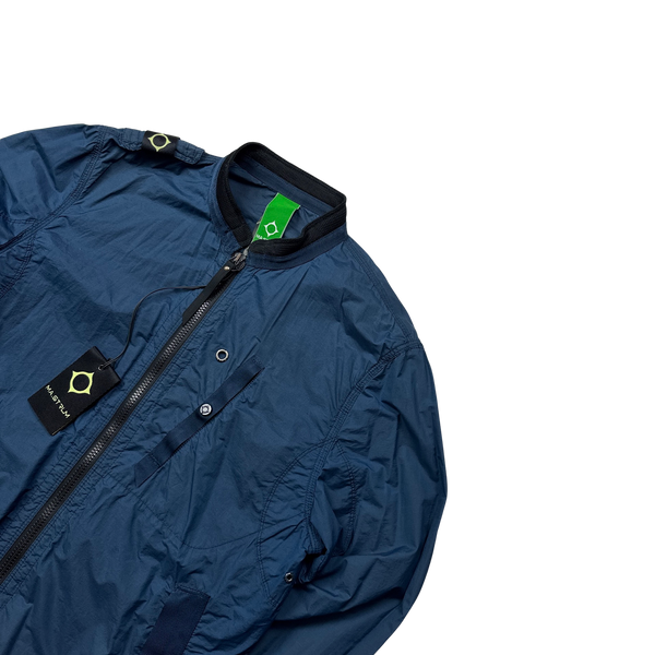 Ma Strum Lightweight Blue Bomber Jacket - Medium