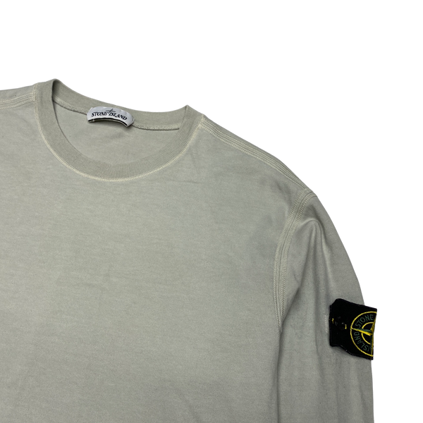 Stone Island 2019 Grey Cotton Crewneck Sweatshirt