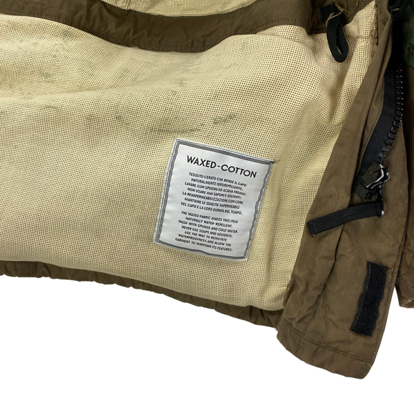 Stone Island 1997 Waxed Cotton Dutch Rope Parka Jacket