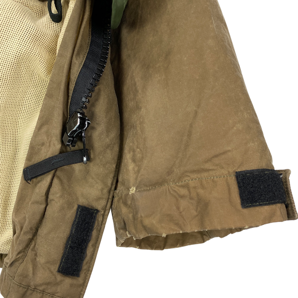 Stone Island 1997 Waxed Cotton Dutch Rope Parka Jacket