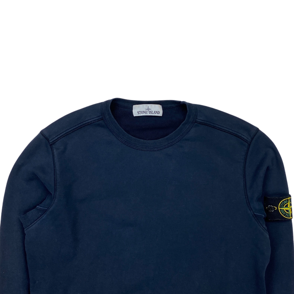 Stone Island Navy Crewneck Sweatshirt