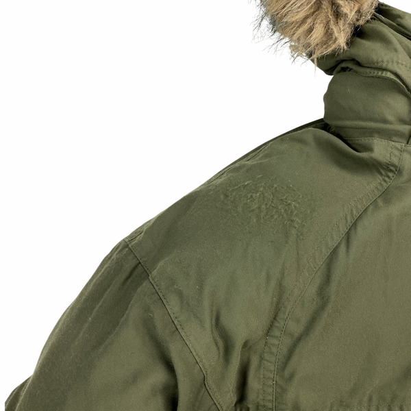 North Face Khaki Green Gotham Parka Jacket