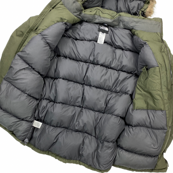 North Face Khaki Green Gotham Parka Jacket