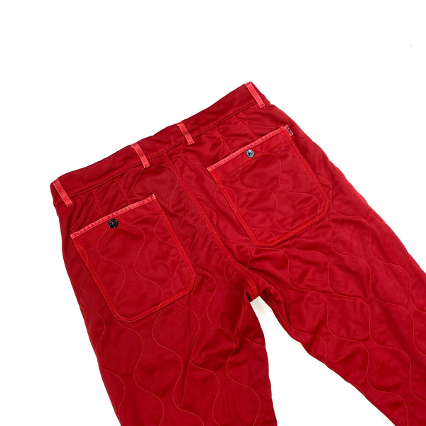 Stone Island 2013 Red Quilted Trousers
