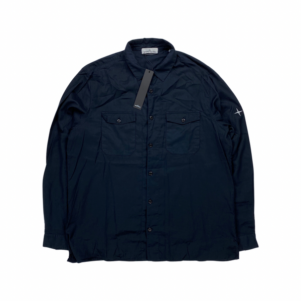Stone Island Cotton Buttoned Shirt