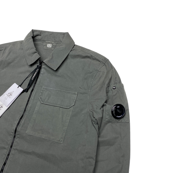 CP Company Grey Zipped Overshirt