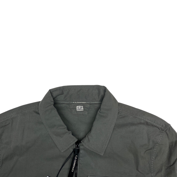CP Company Grey Zipped Overshirt