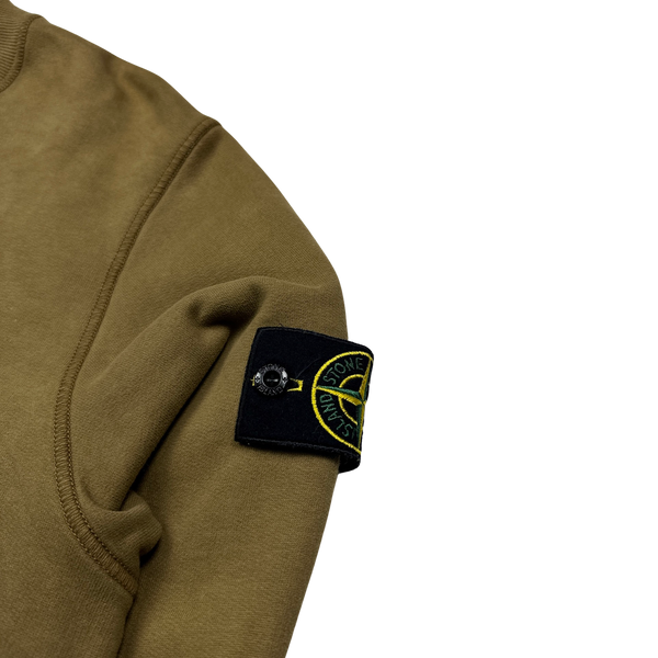 Stone Island 2020 Brown Cotton Crewneck Sweatshirt - Medium