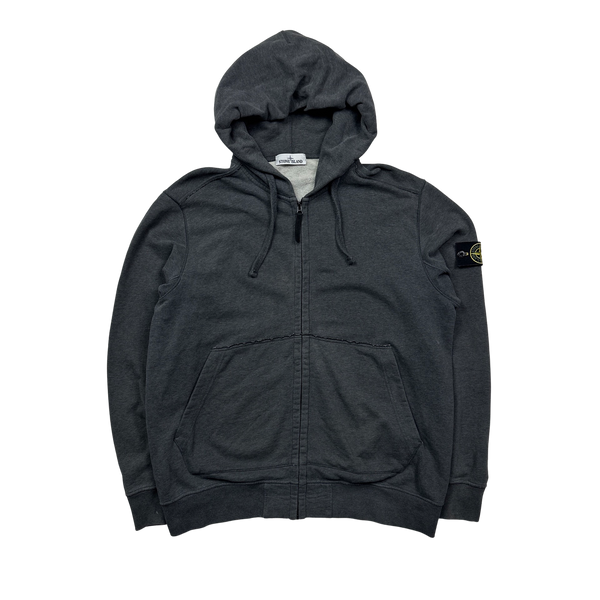 Stone Island Dark Grey 2017 Zipped Hoodie - XXL