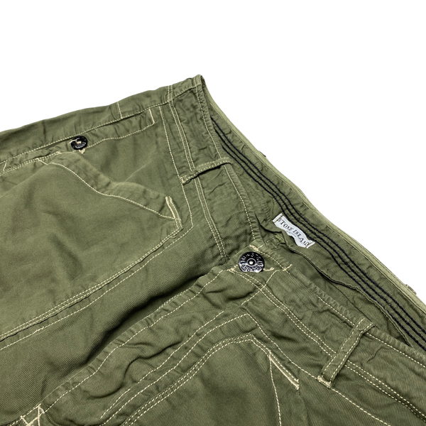 Stone Island 2006 Khaki Cargo Carpenter Trousers