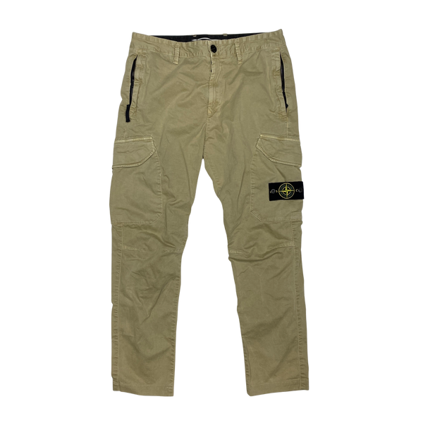 Stone Island 2020 Beige RE T Cargo Trousers