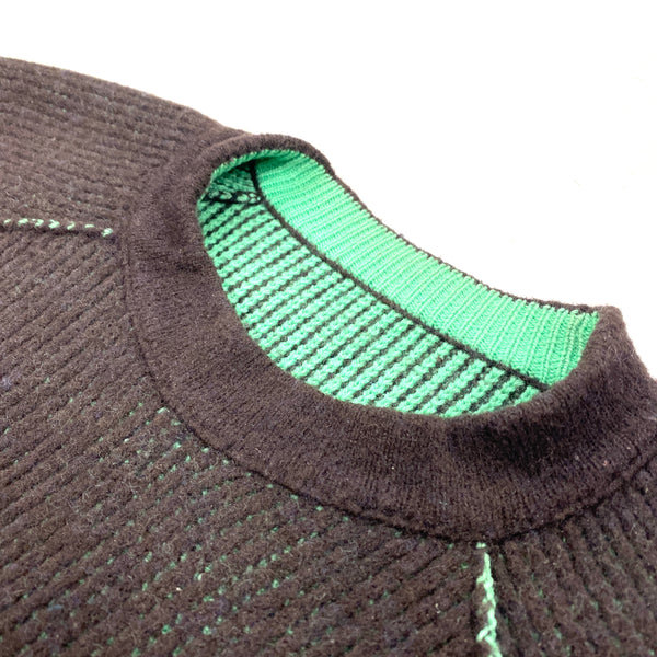 Stone Island Reversible Contrast Knit Jumper