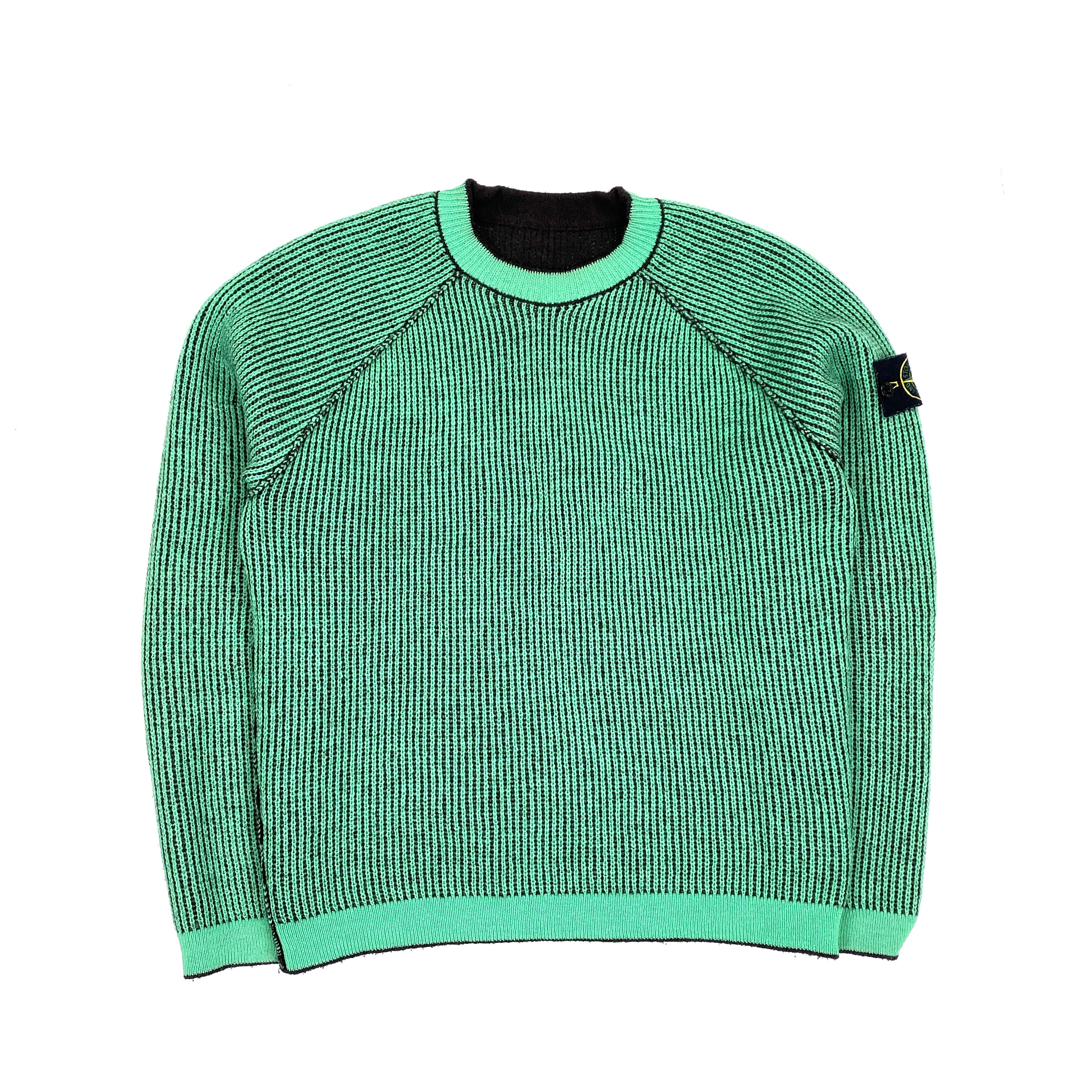 Stone Island Reversible Contrast Knit Jumper Mat s Island