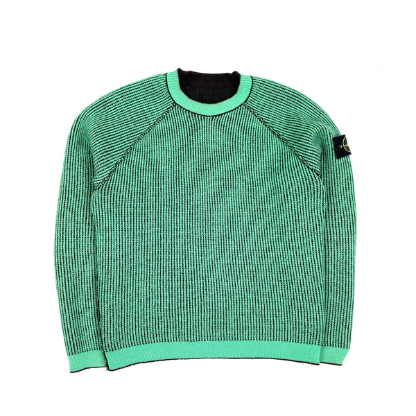 Stone Island Reversible Contrast Knit Jumper