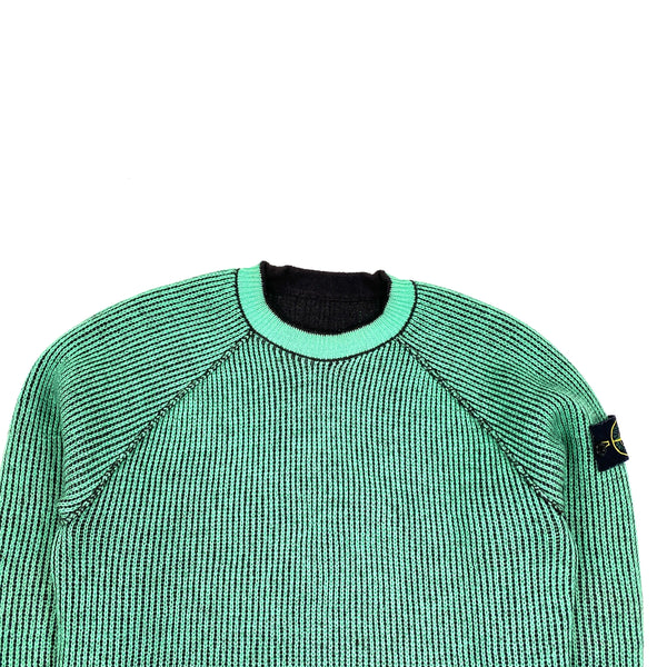 Stone Island Reversible Contrast Knit Jumper