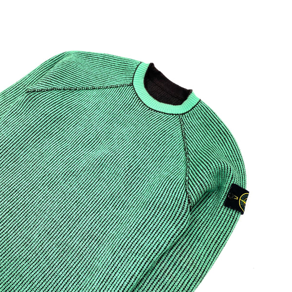 Stone Island Reversible Contrast Knit Jumper