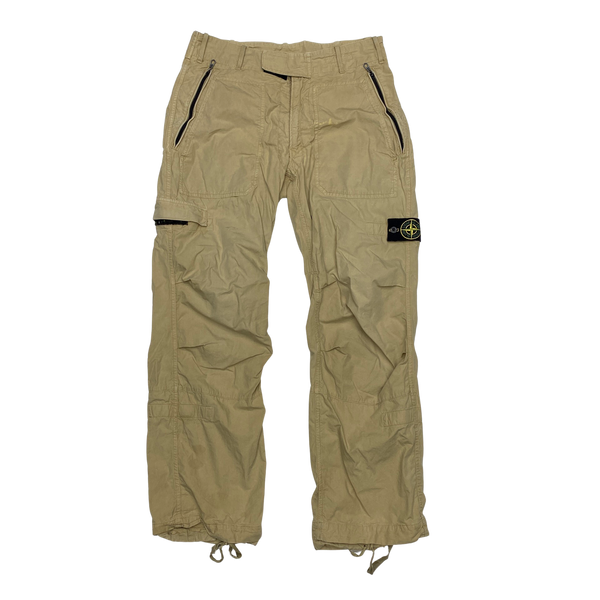 Stone Island Vintage 2005 Beige Cargo Trousers