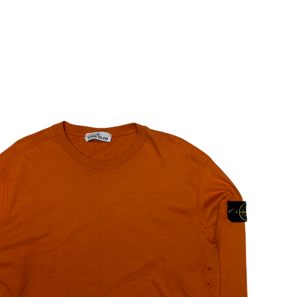 Stone Island 2019 Orange Lightweight Sweatshirt