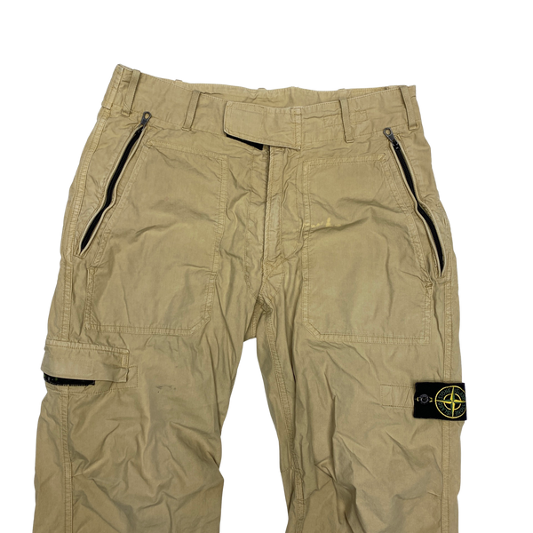 Stone Island Vintage 2005 Beige Cargo Trousers