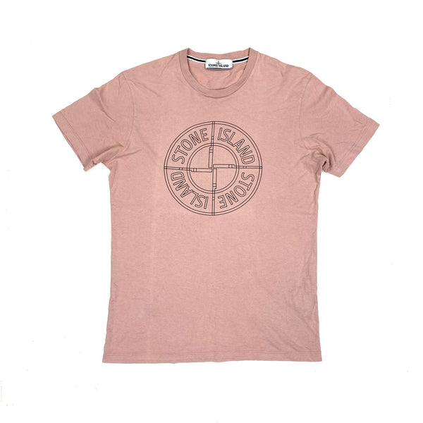 Stone Island 2016 Dusty Pink Cotton T Shirt