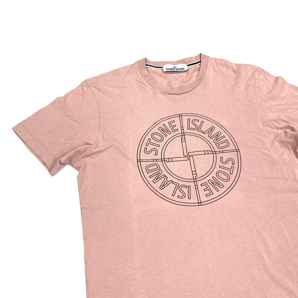 Stone Island 2016 Dusty Pink Cotton T Shirt