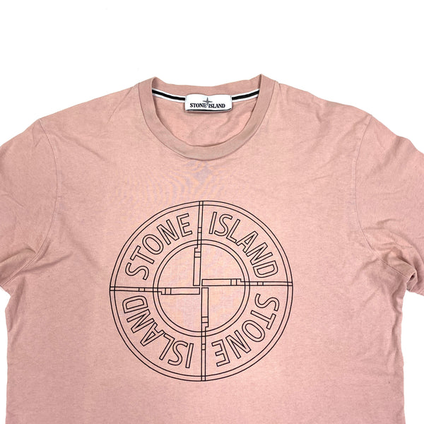 Stone Island 2016 Dusty Pink Cotton T Shirt