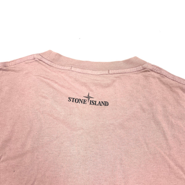 Stone Island 2016 Dusty Pink Cotton T Shirt