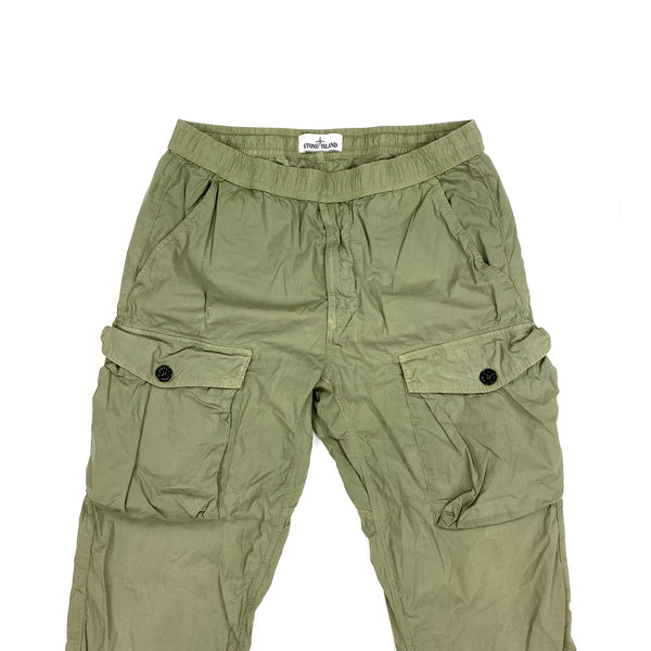 Stone Island Olive Green Cargo Trousers
