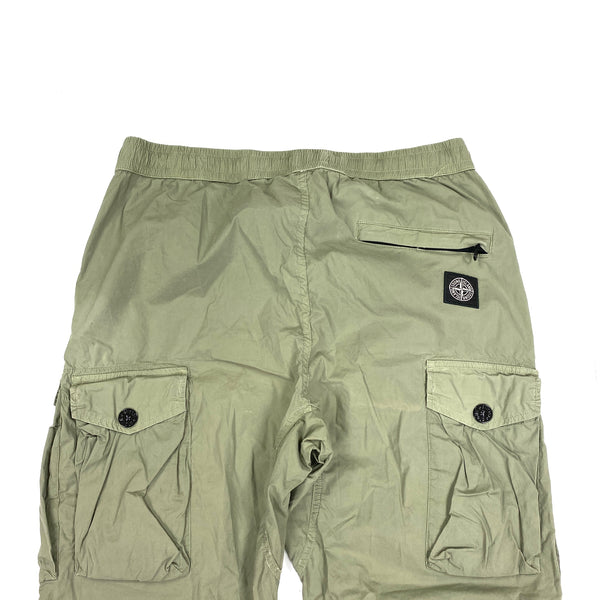 Stone Island Olive Green Cargo Trousers