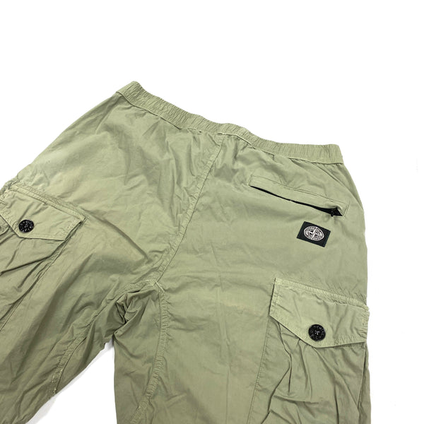 Stone Island Olive Green Cargo Trousers