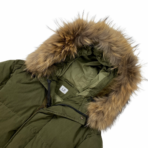 CP Company Khaki Green 50 Fili Puffer Jacket