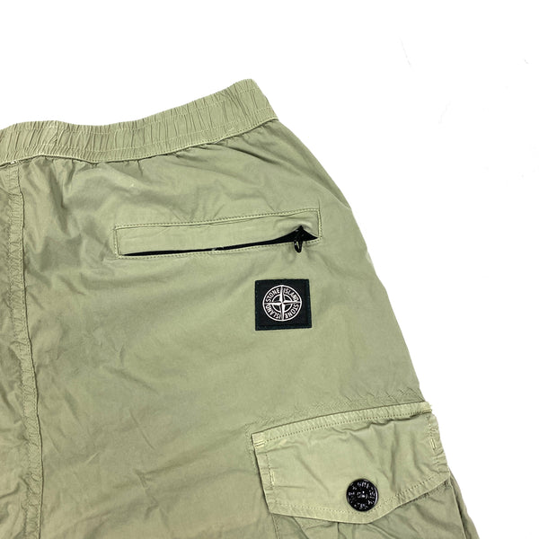 Stone Island Olive Green Cargo Trousers