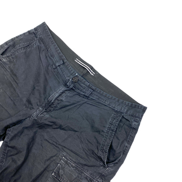Stone Island Black Cargo Shorts