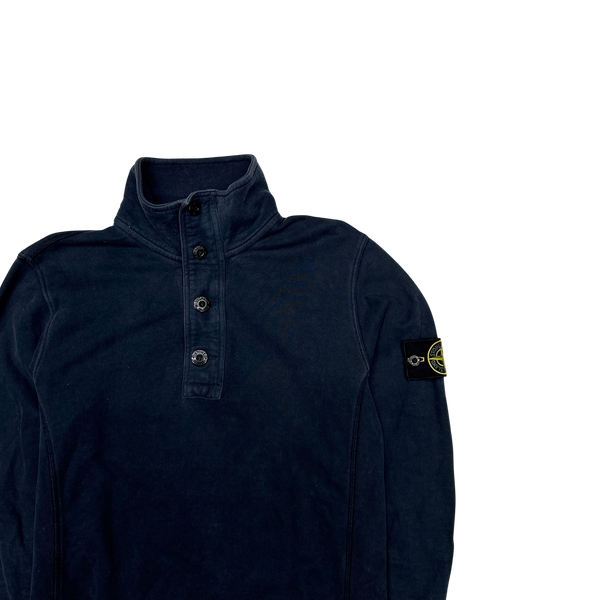 Stone Island 2016 Navy Cotton Pullover Jumper