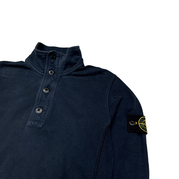 Stone Island 2016 Navy Cotton Pullover Jumper