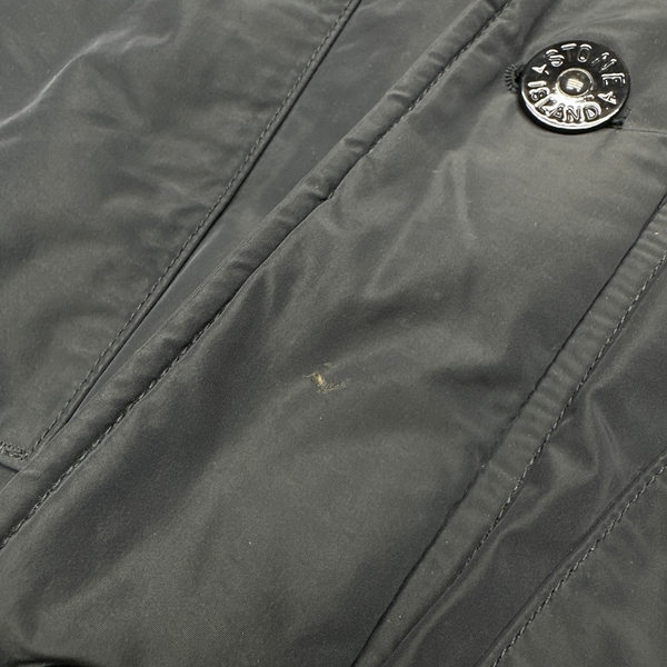 Stone Island 2017 Black Micro Reps Down Filled Parka Jacket