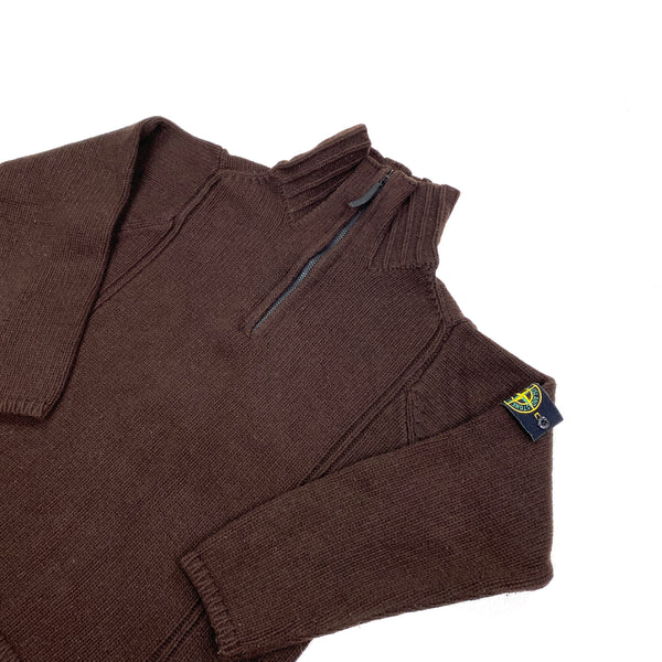 Stone Island AW2000 Vintage High Neck Jumper