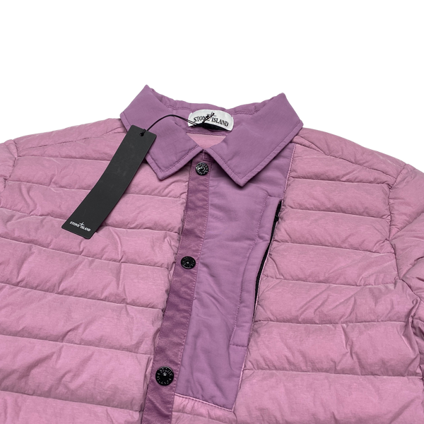 Stone Island Pink Loom Down Puffer Jacket