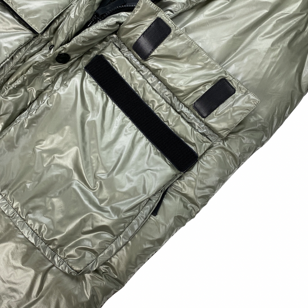 Stone Island Grey Pertex Quantum Y Down Puffer Jacket