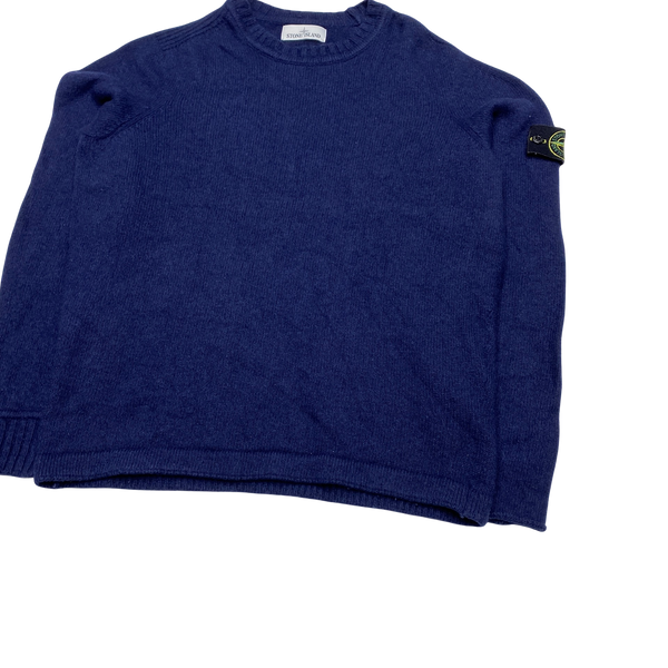 Stone Island Navy Blue 2016 Crewneck Knit