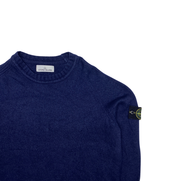 Stone Island Navy Blue 2016 Crewneck Knit