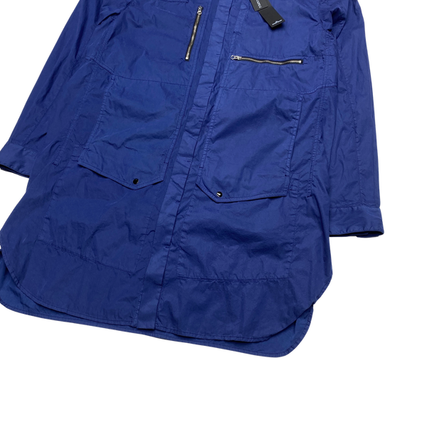 Stone Island Blue Shadow Project Long Overshirt