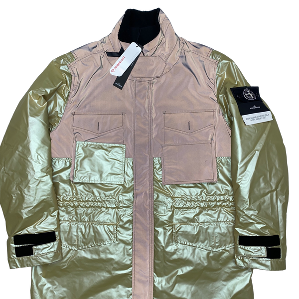 Stone Island 3 in 1 Iridescent Reflex Mat Reflective Parka Jacket